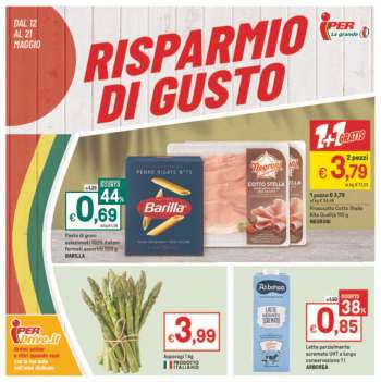 Volantino Iper, La grande i - 10/5/2023 - 21/5/2023.