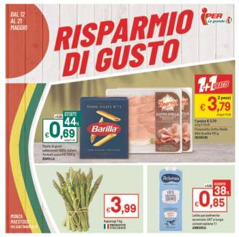 Volantino Iper, La grande i - 12/5/2023 - 21/5/2023.