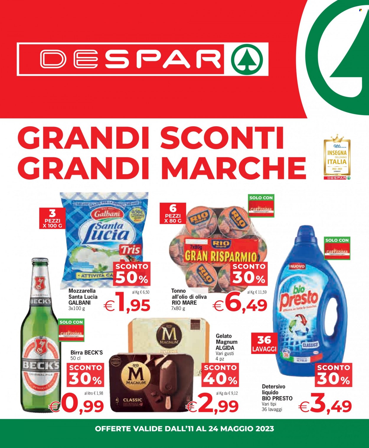 Volantino Despar - 11/5/2023 - 24/5/2023. Pagina 1