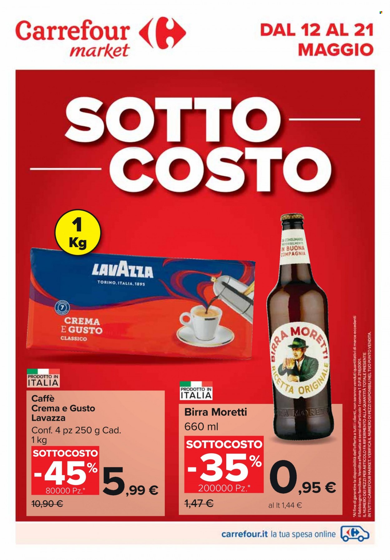 Volantino Carrefour - 12/5/2023 - 21/5/2023. Pagina 1