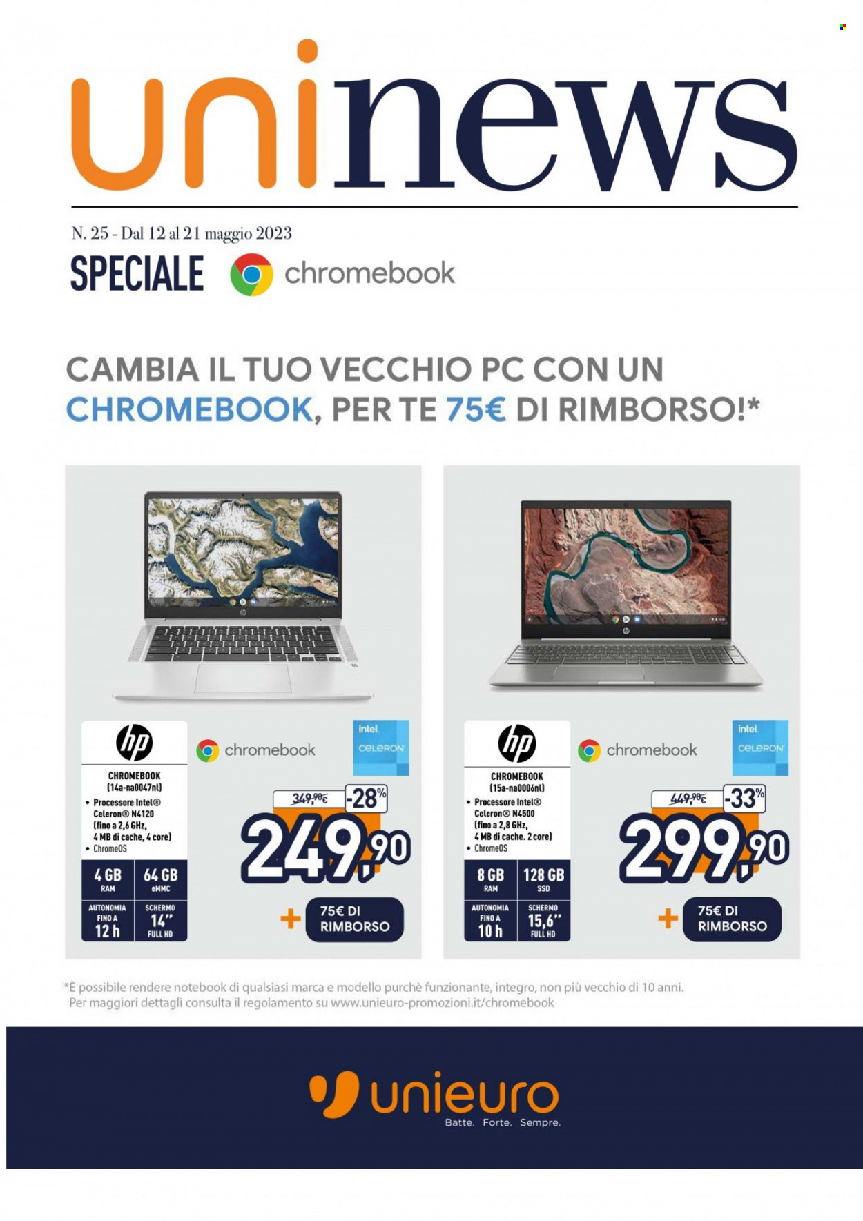 Volantino Unieuro - 12/5/2023 - 21/5/2023. Pagina 1