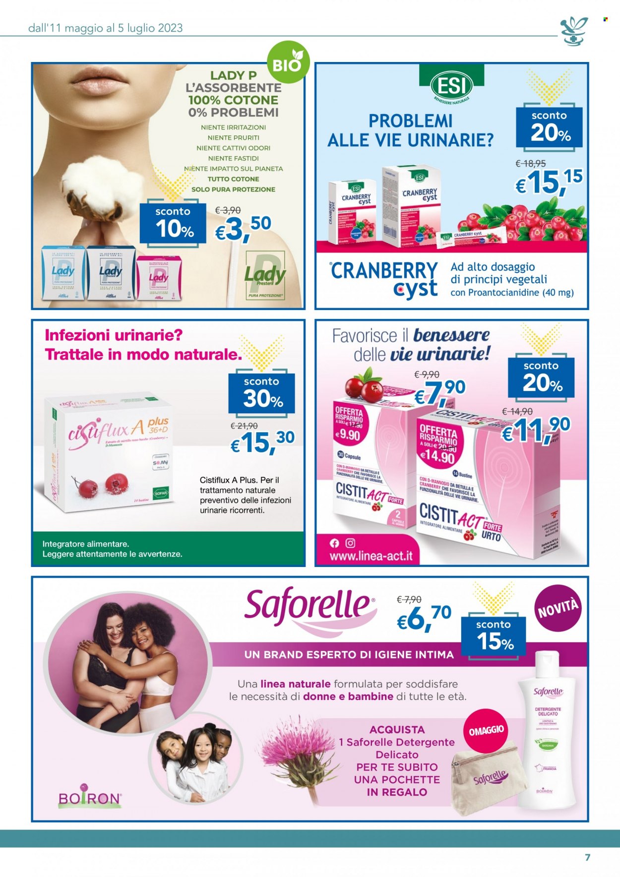 thumbnail - Volantino Migross - 11/5/2023 - 5/6/2023 - Prodotti in offerta - detergente, Lady Presteril, integratore. Pagina 7.