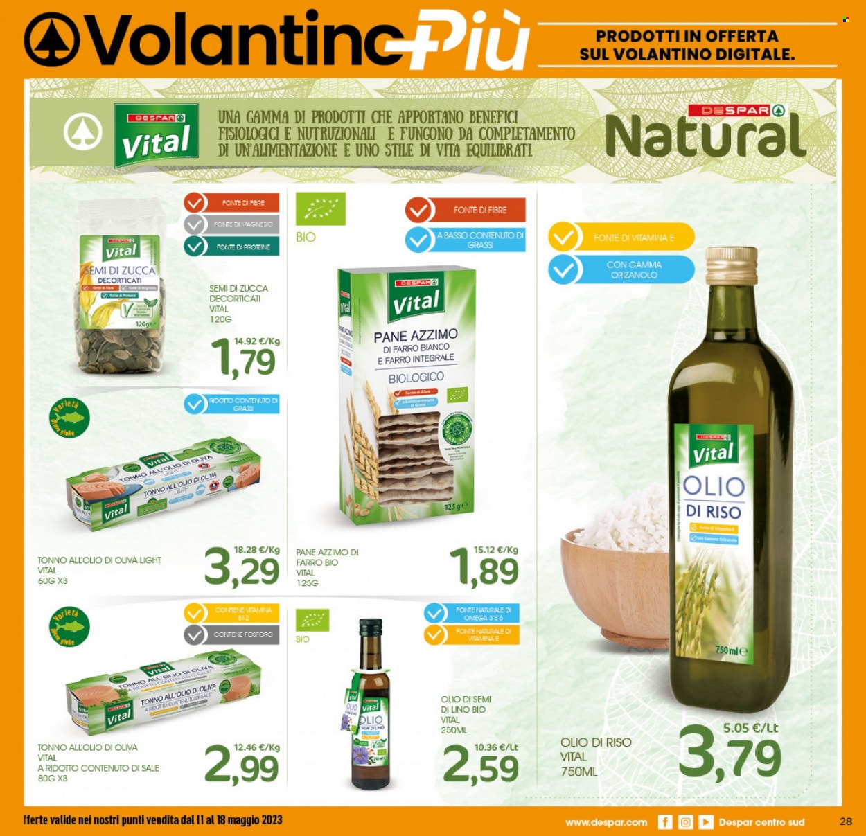 Volantino Eurospar - 11/5/2023 - 18/5/2023. Pagina 28
