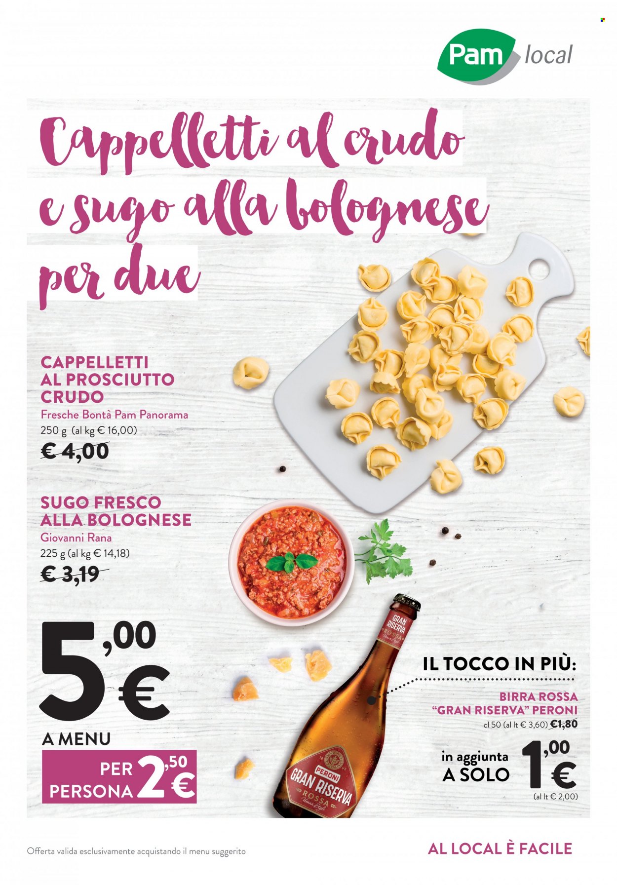 Volantino Pam local. Pagina 1