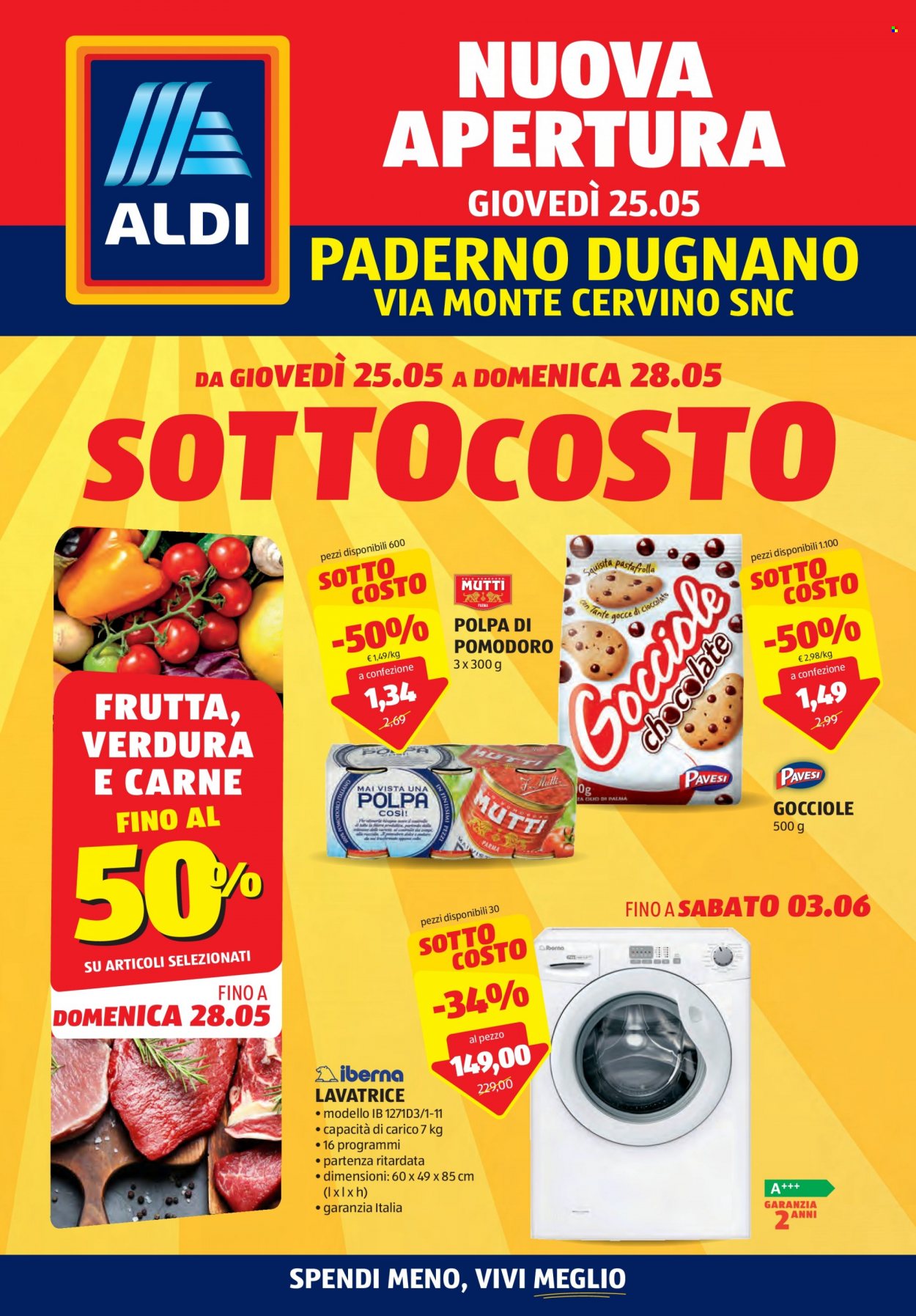Volantino Aldi - 25/5/2023 - 28/5/2023. Pagina 1