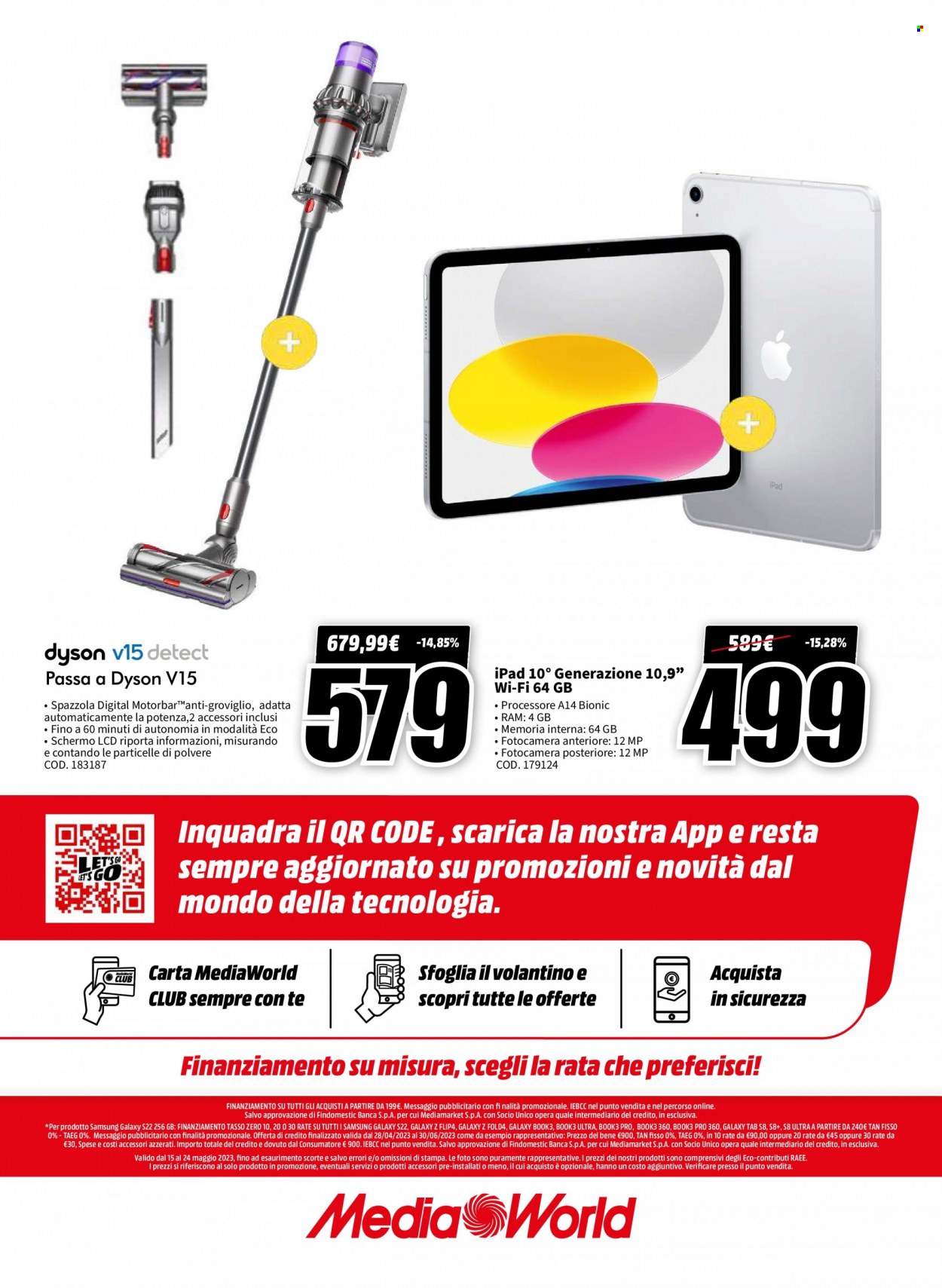 Volantino MediaWorld - 15/5/2023 - 24/5/2023. Pagina 24