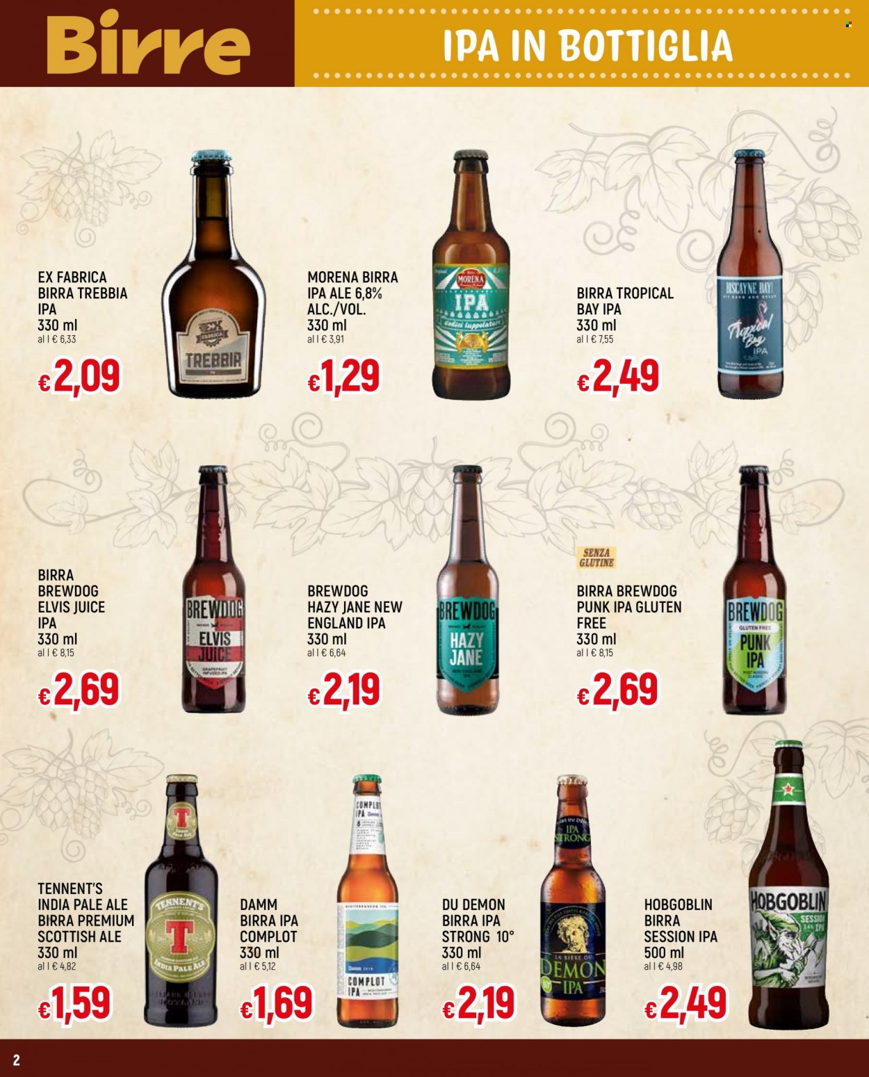 thumbnail - Volantino Galassia - 18/5/2023 - 14/6/2023 - Prodotti in offerta - birra, birra tipo IPA, birra tipo pale ale, Tennent's, Brewdog. Pagina 2.