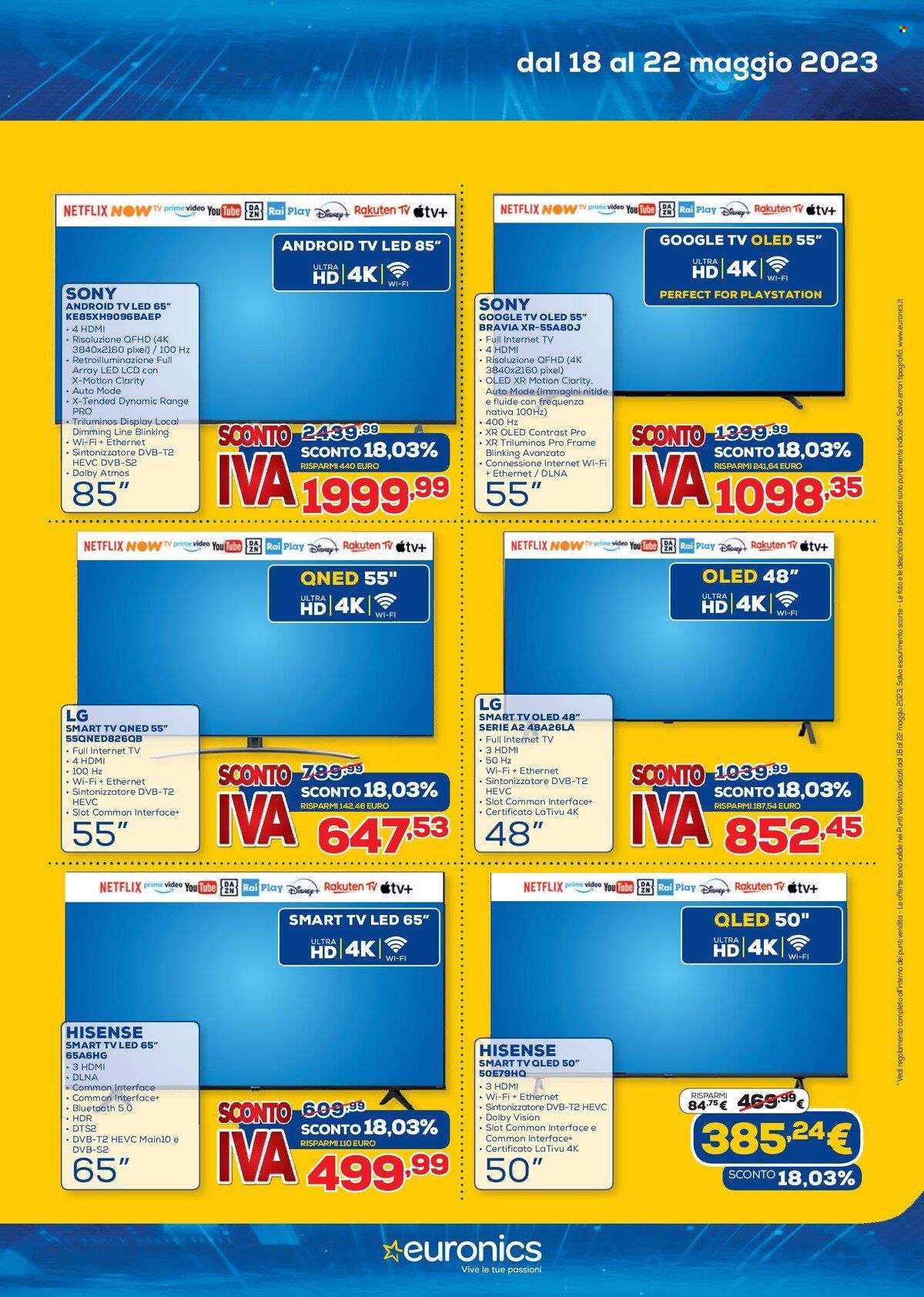 Volantino Euronics - 18/5/2023 - 22/5/2023. Pagina 3
