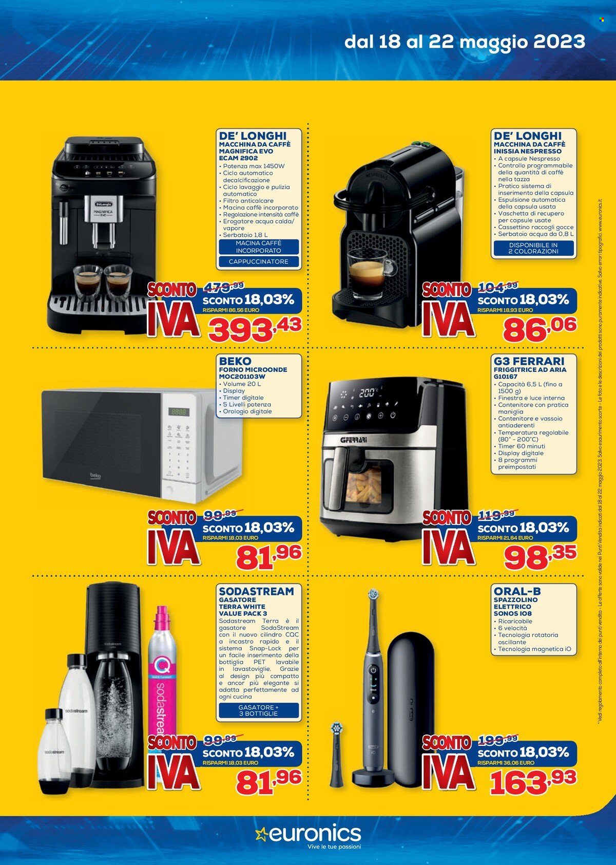 Volantino Euronics - 18/5/2023 - 22/5/2023. Pagina 20