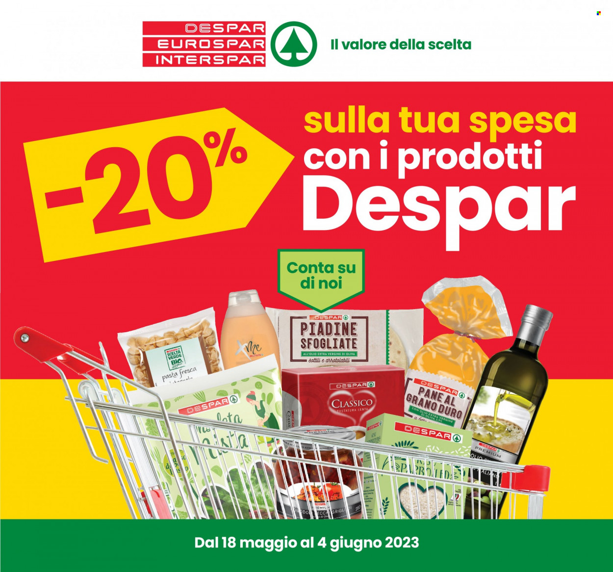 Volantino Eurospar - 18/5/2023 - 4/6/2023. Pagina 1