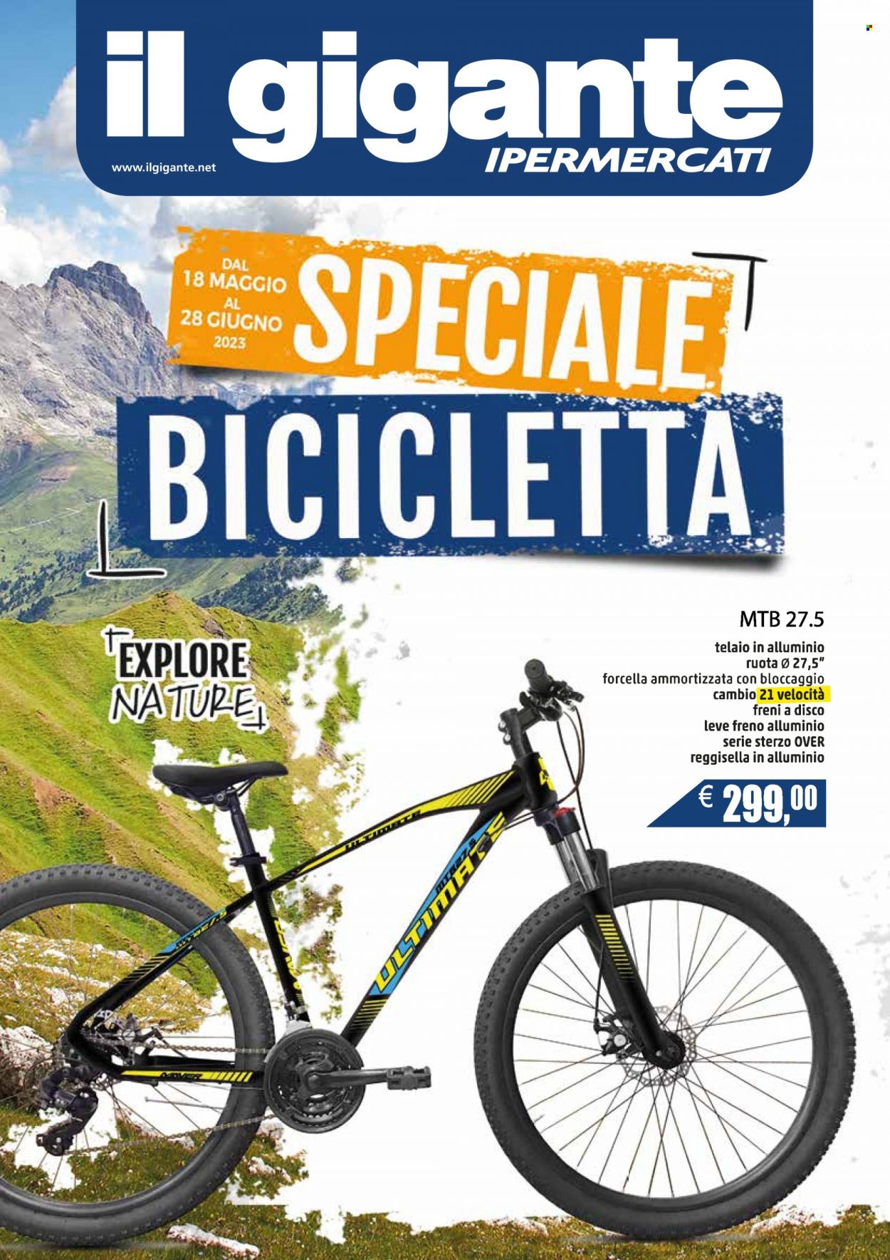 Volantino Il Gigante - 18/5/2023 - 28/6/2023. Pagina 1