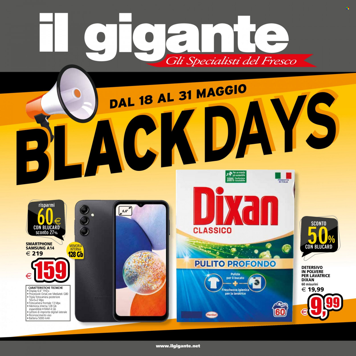 Volantino Il Gigante - 18/5/2023 - 31/5/2023. Pagina 1