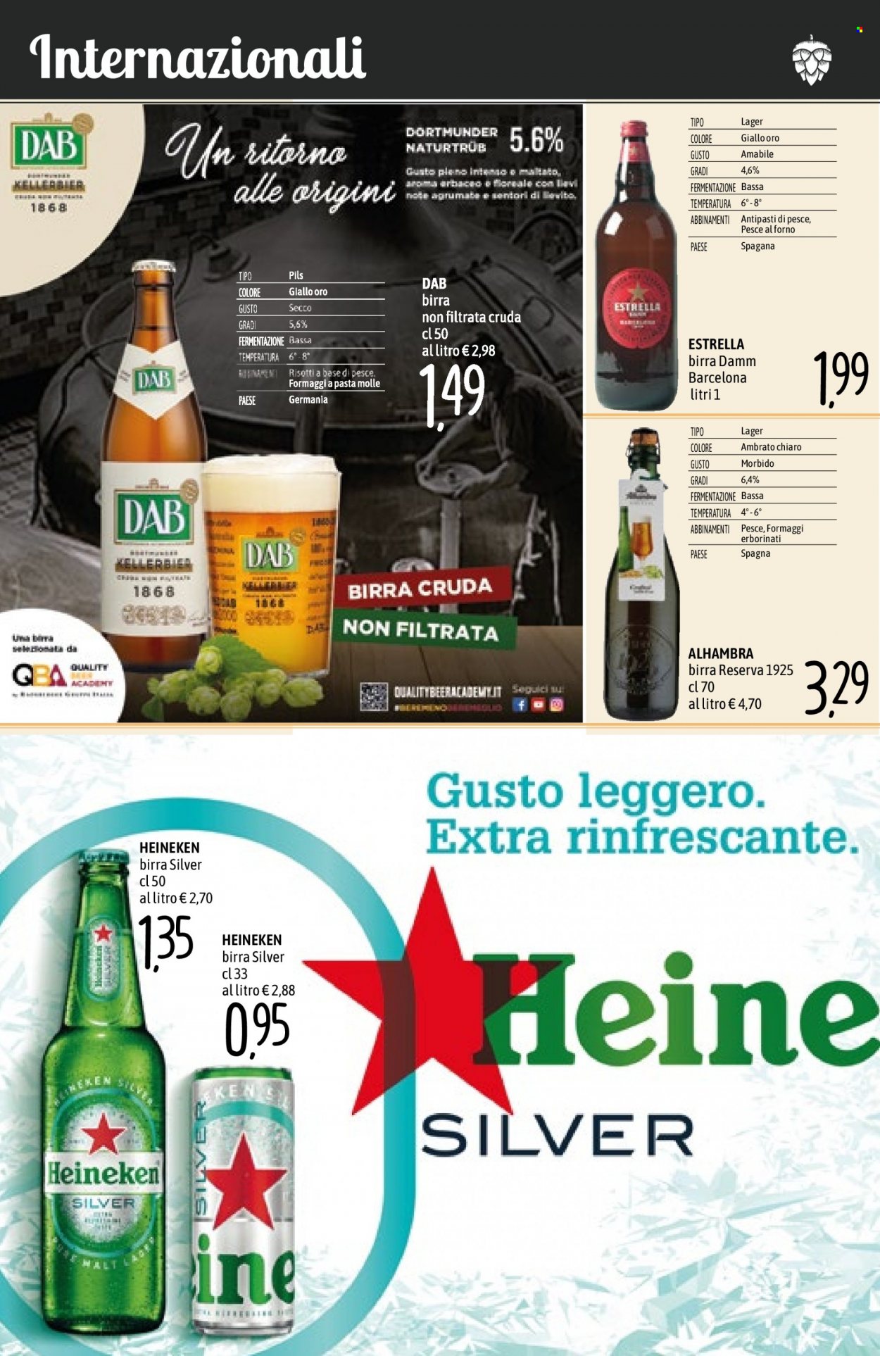 thumbnail - Volantino Emisfero - 18/5/2023 - 14/6/2023 - Prodotti in offerta - Heineken, birra, birra tipo lager, birra tipo pilsner, Heineken Silver. Pagina 14.