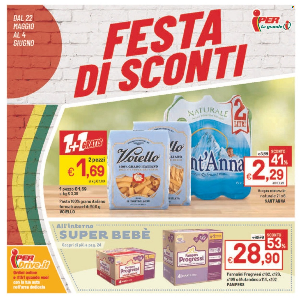 Volantino Iper, La grande i - 22/5/2023 - 4/6/2023. Pagina 1
