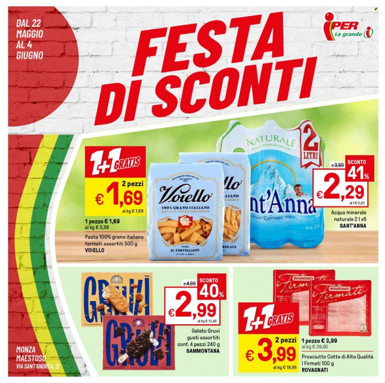 Volantino Iper, La grande i - 22/5/2023 - 4/6/2023. Pagina 1