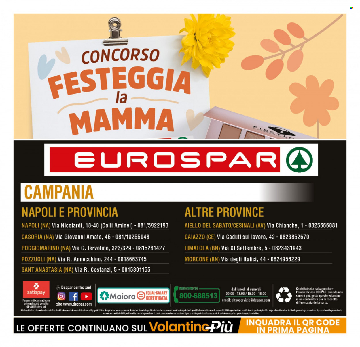 Volantino Eurospar - 22/5/2023 - 31/5/2023. Pagina 16