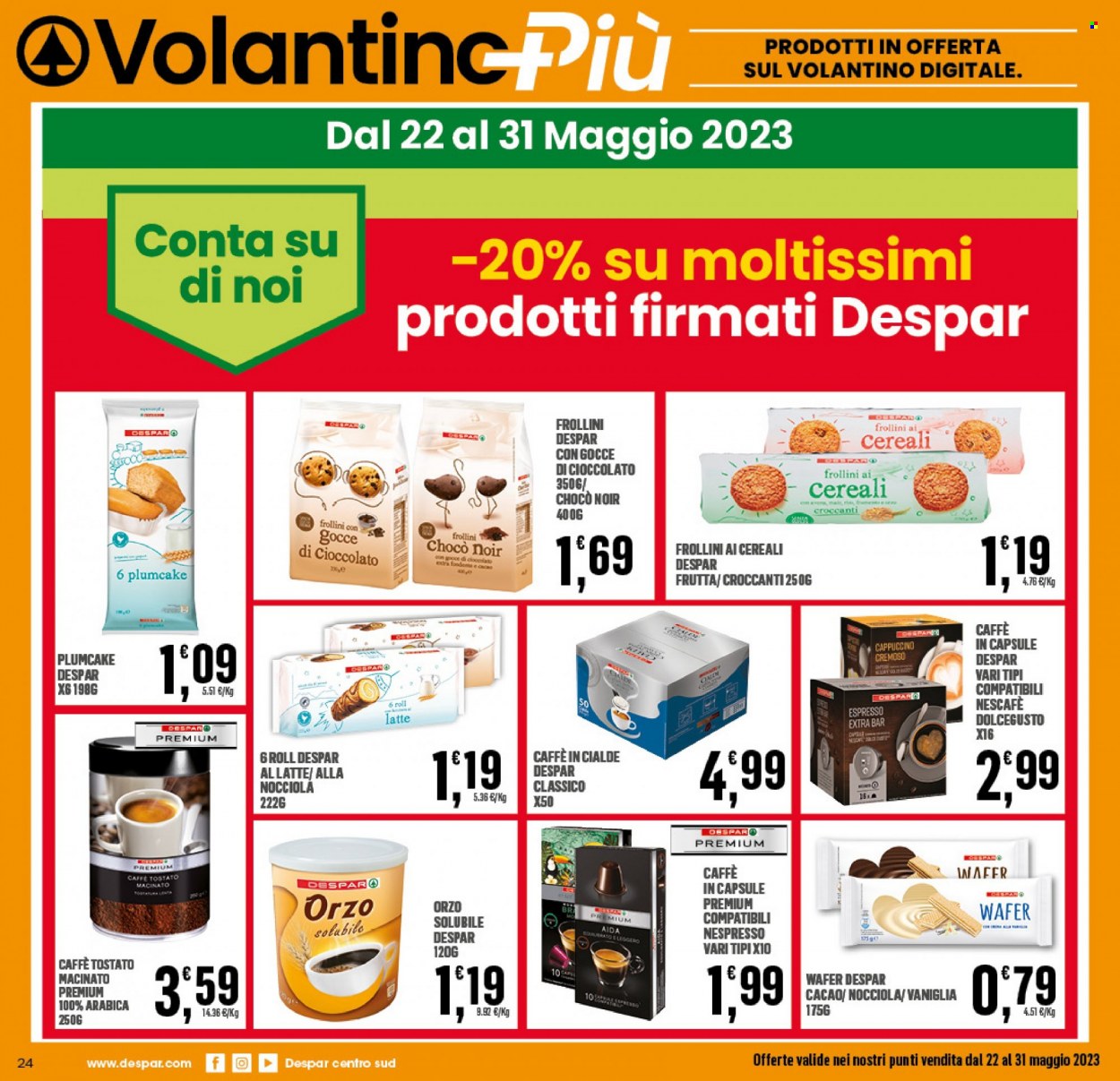 Volantino Eurospar - 22/5/2023 - 31/5/2023. Pagina 24