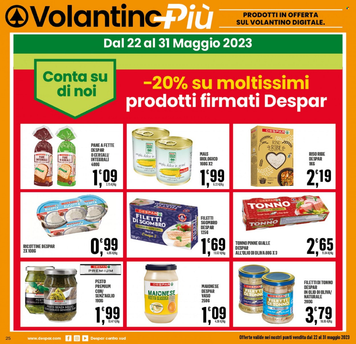Volantino Eurospar - 22/5/2023 - 31/5/2023. Pagina 25