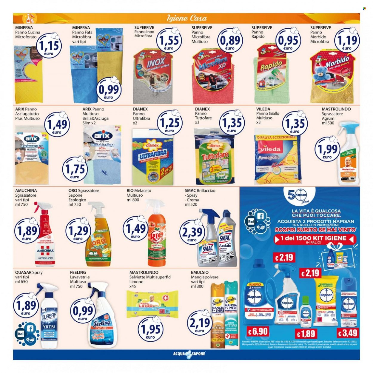Volantino Acqua & Sapone - 22/5/2023 - 4/6/2023. Pagina 14