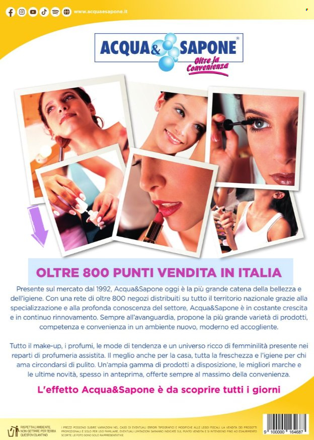 thumbnail - Volantino Acqua & Sapone - 21/5/2023 - 10/6/2023 - Prodotti in offerta - sapone, profumo. Pagina 16.
