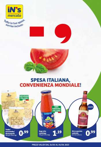 Volantino iN's Mercato - 24/5/2023 - 4/6/2023.