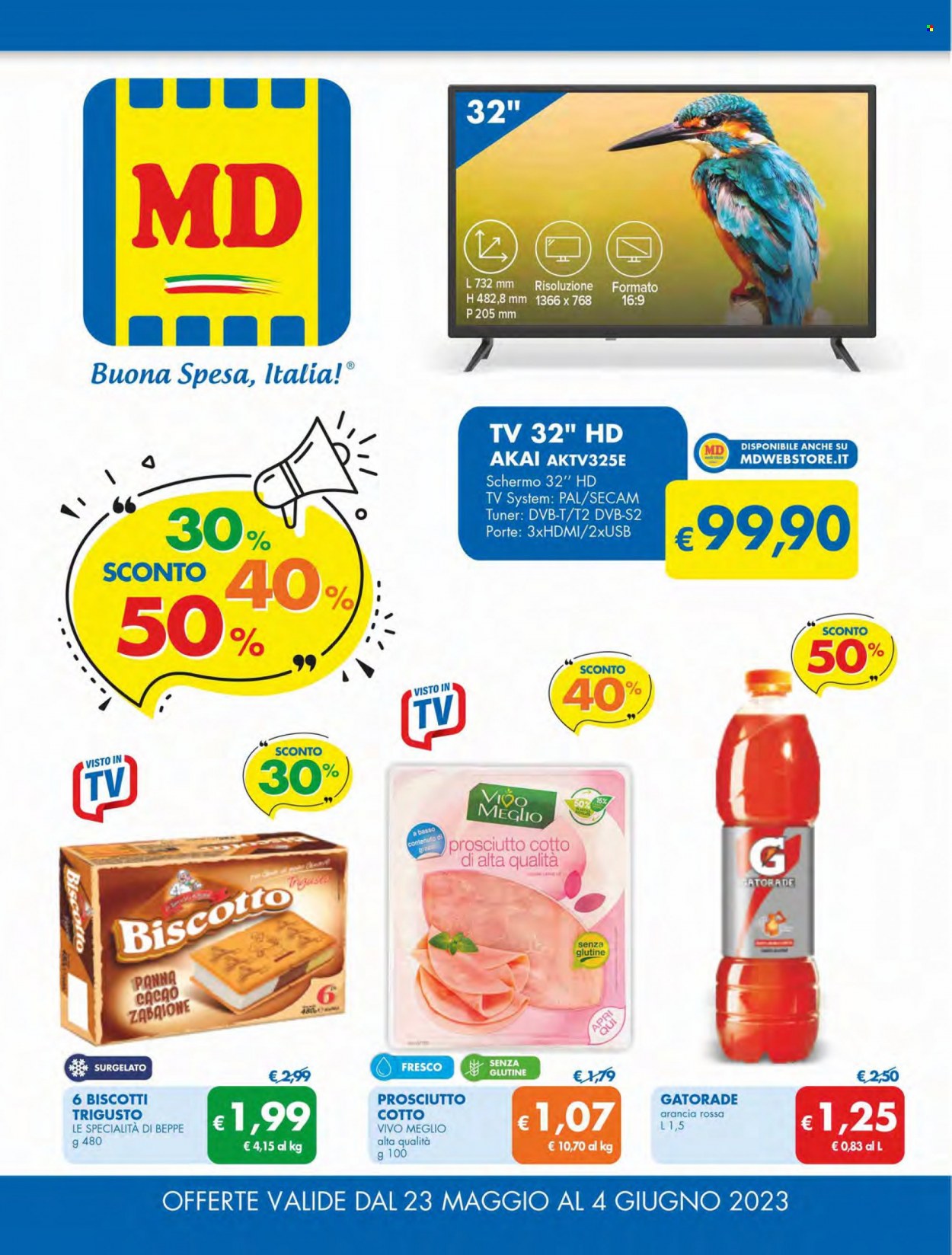 Volantino MD Discount - 23/5/2023 - 4/6/2023. Pagina 1