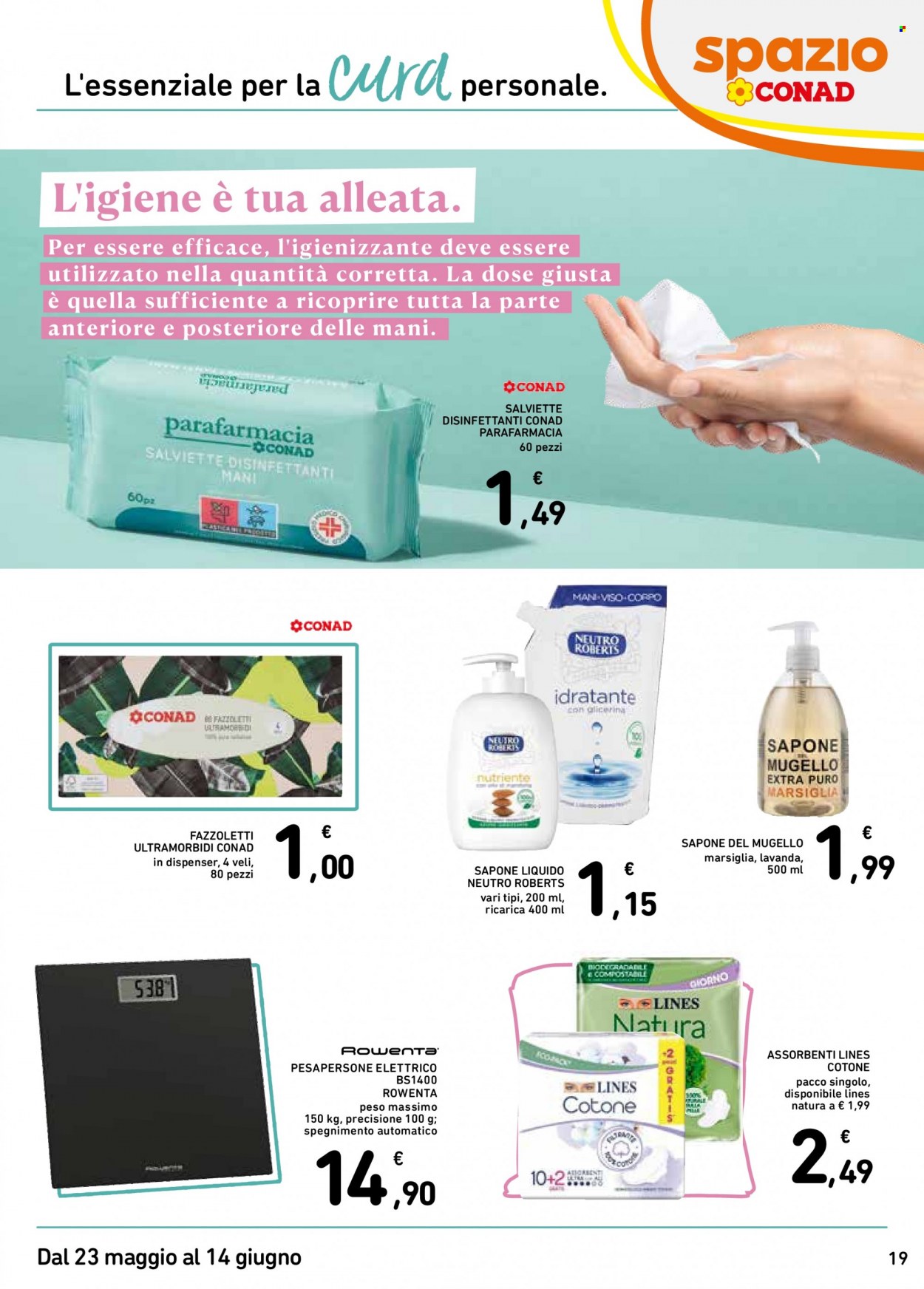 Volantino Conad - 25/5/2023 - 17/6/2023. Pagina 19
