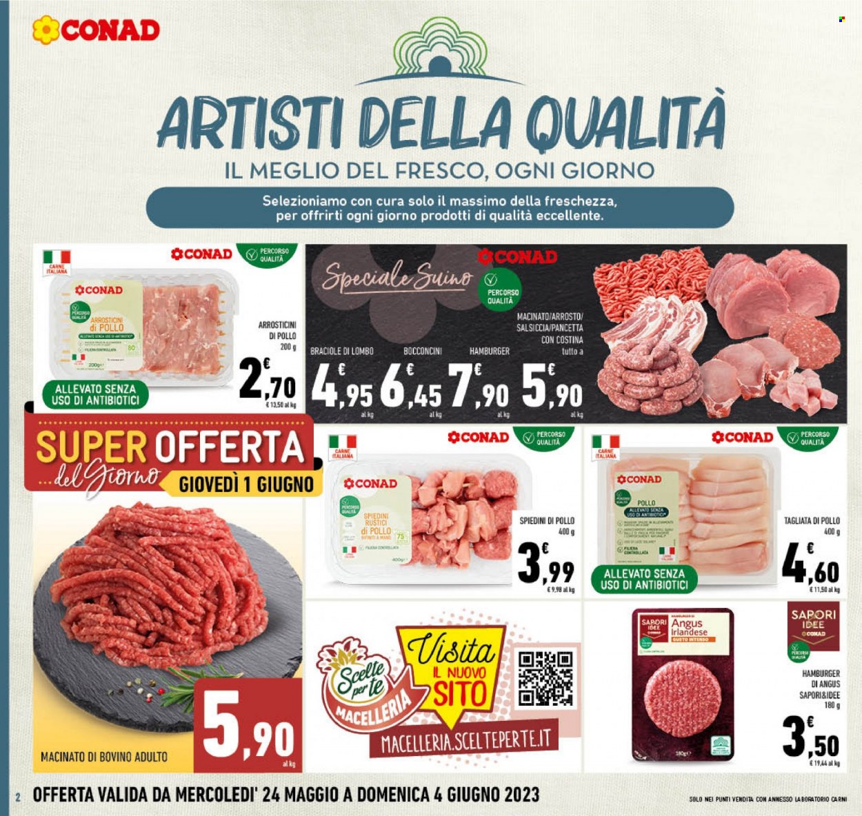 Volantino Conad - 24/5/2023 - 4/6/2023. Pagina 2
