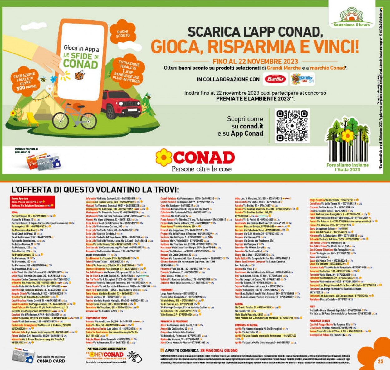 Volantino Conad - 24/5/2023 - 4/6/2023. Pagina 23