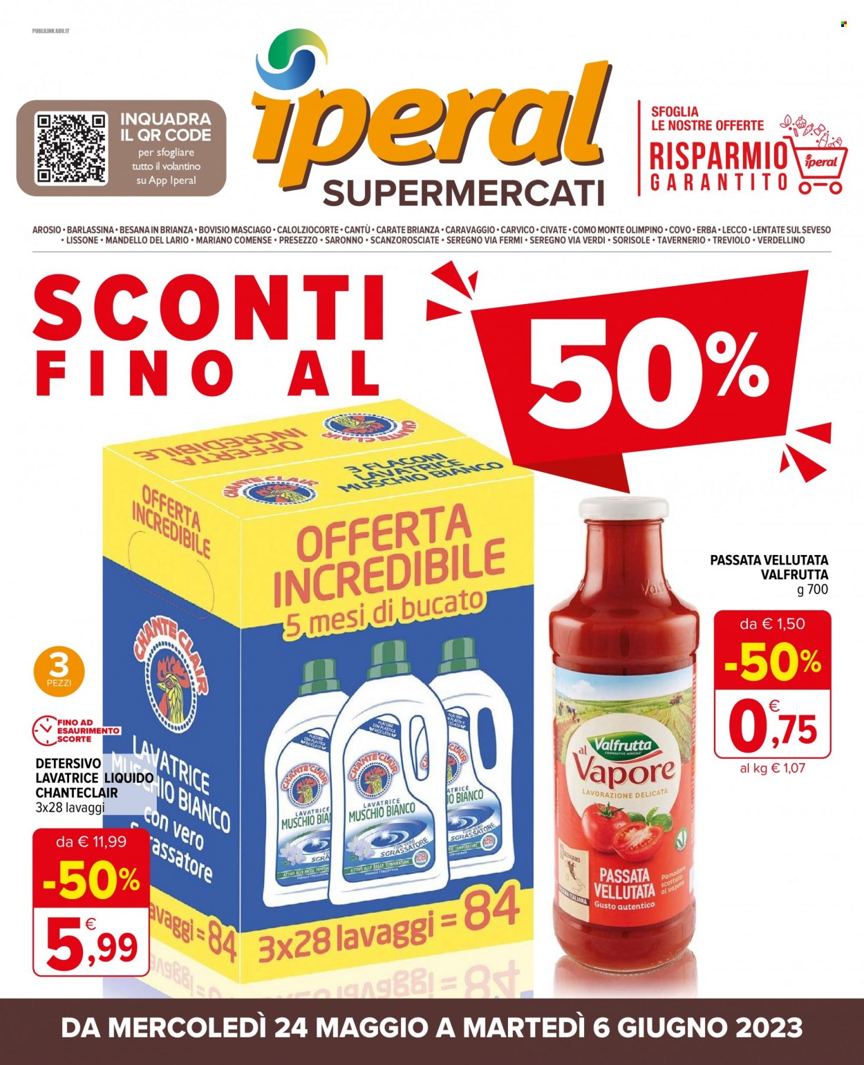 Volantino Iperal - 24/5/2023 - 6/6/2023. Pagina 1