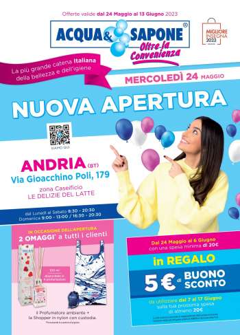 Volantino Acqua & Sapone - 24/5/2023 - 13/6/2023.