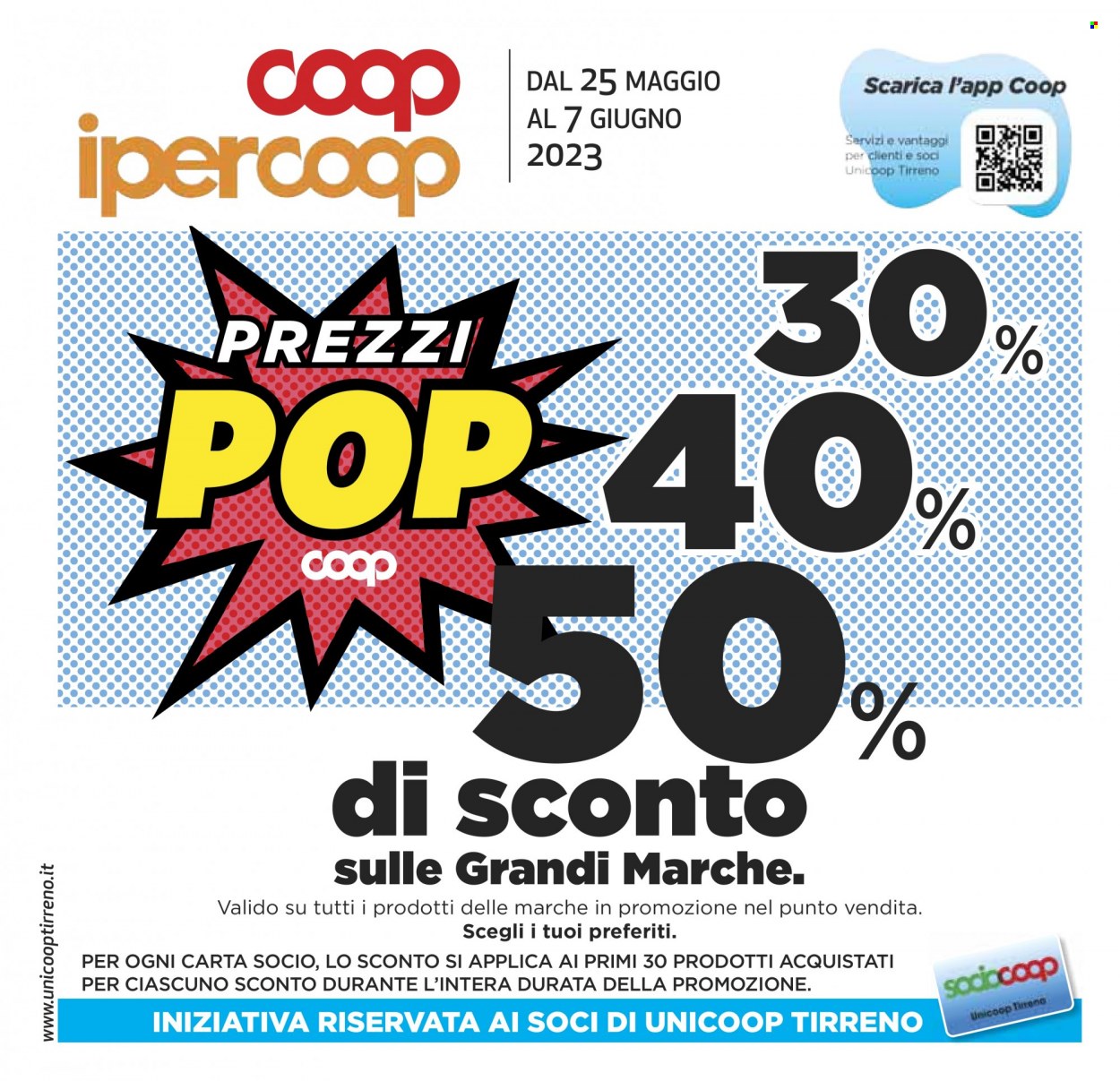 Volantino Coop - 25/5/2023 - 7/6/2023. Pagina 1