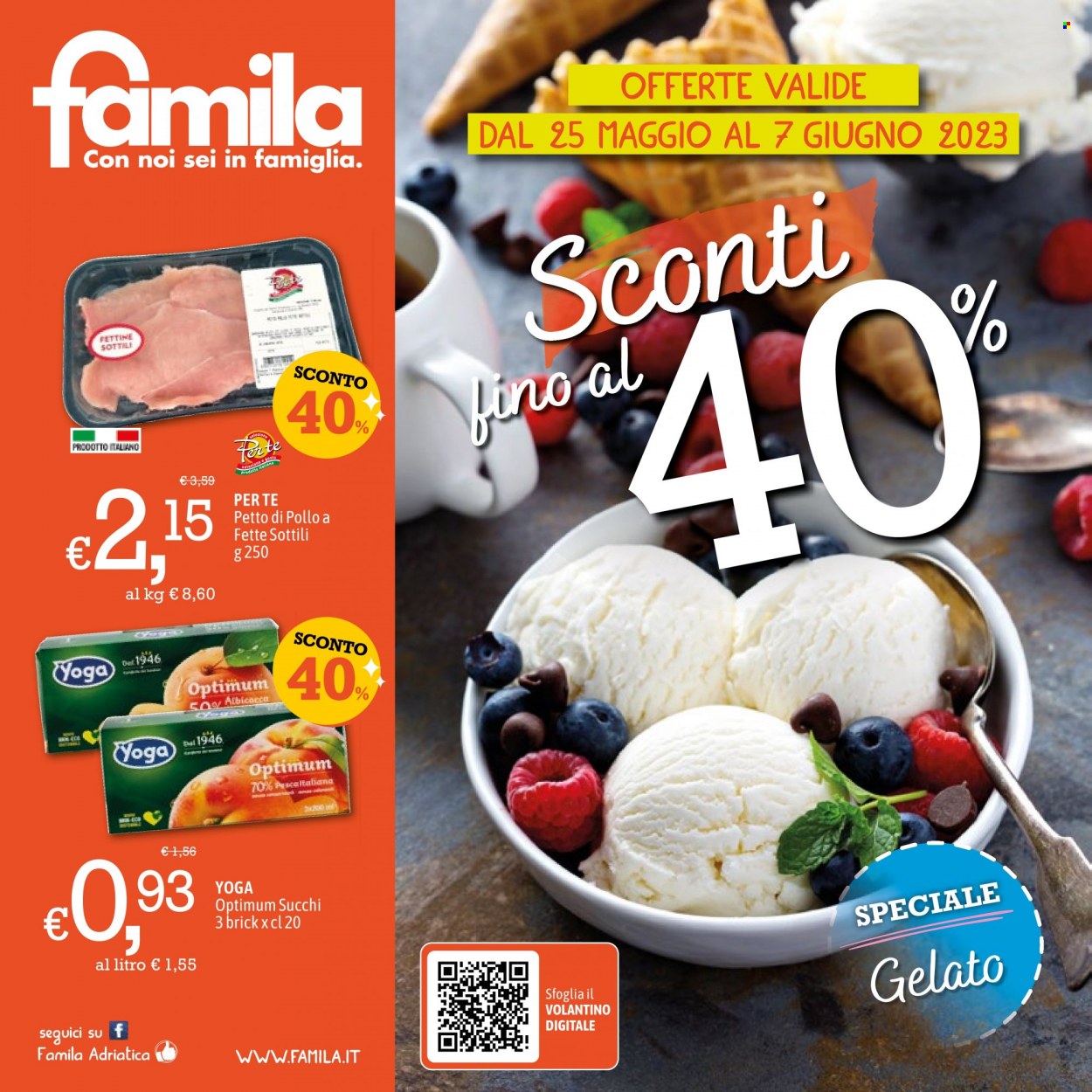 Volantino Famila - 25/5/2023 - 7/6/2023. Pagina 1