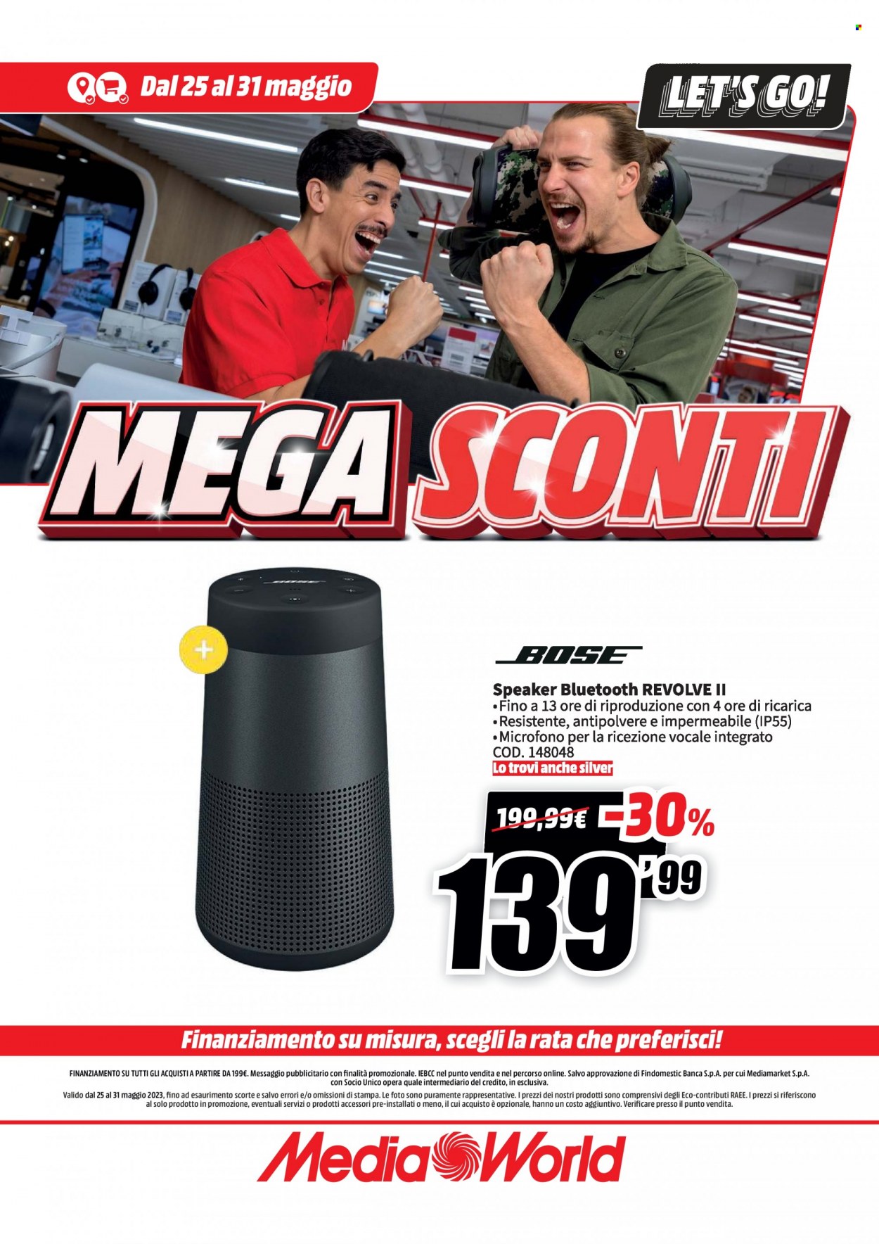 Volantino MediaWorld - 25/5/2023 - 31/5/2023. Pagina 1