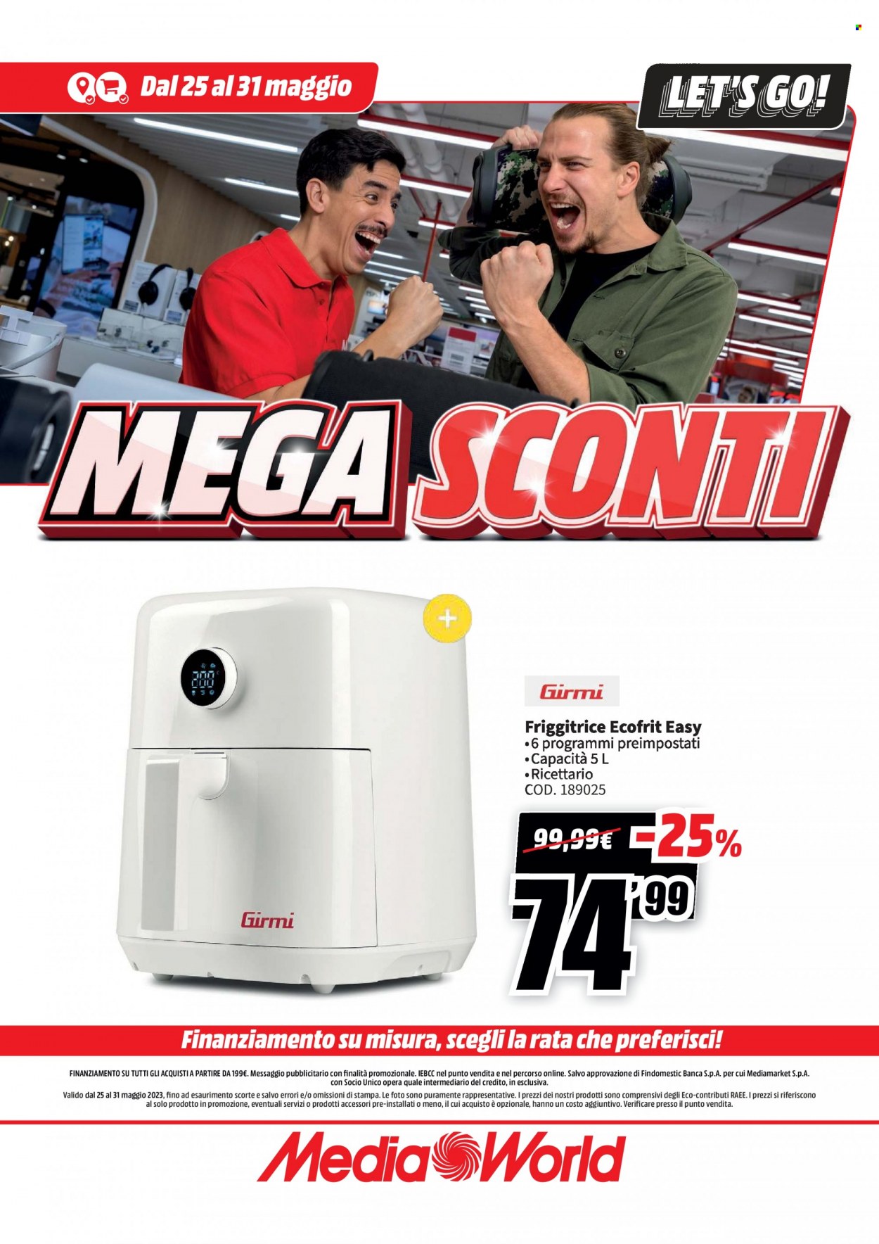 Volantino MediaWorld - 25/5/2023 - 31/5/2023. Pagina 12