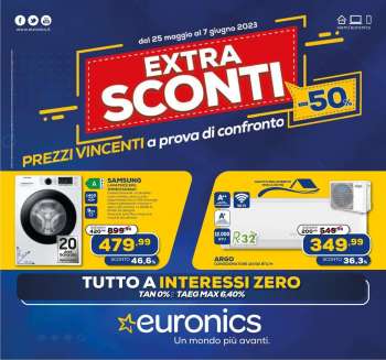 Volantino Euronics - 25/5/2023 - 7/6/2023.