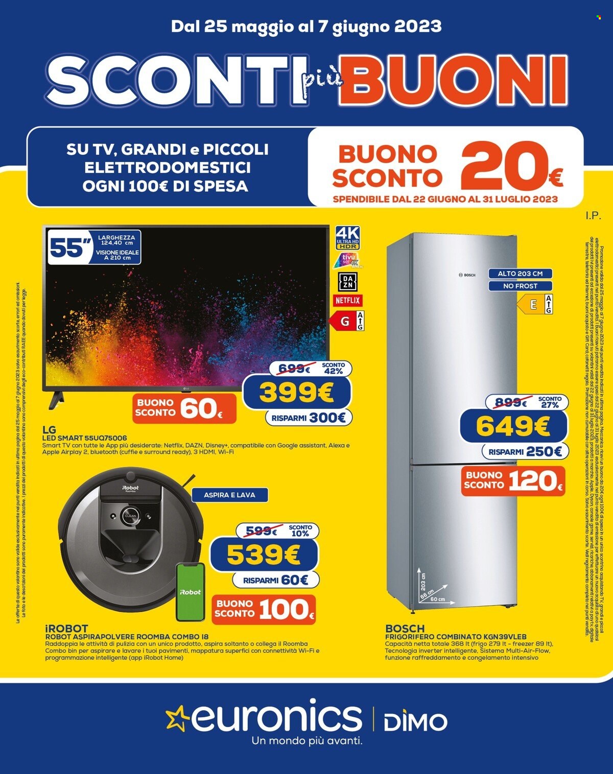 Volantino Euronics - 25/5/2023 - 7/6/2023. Pagina 1