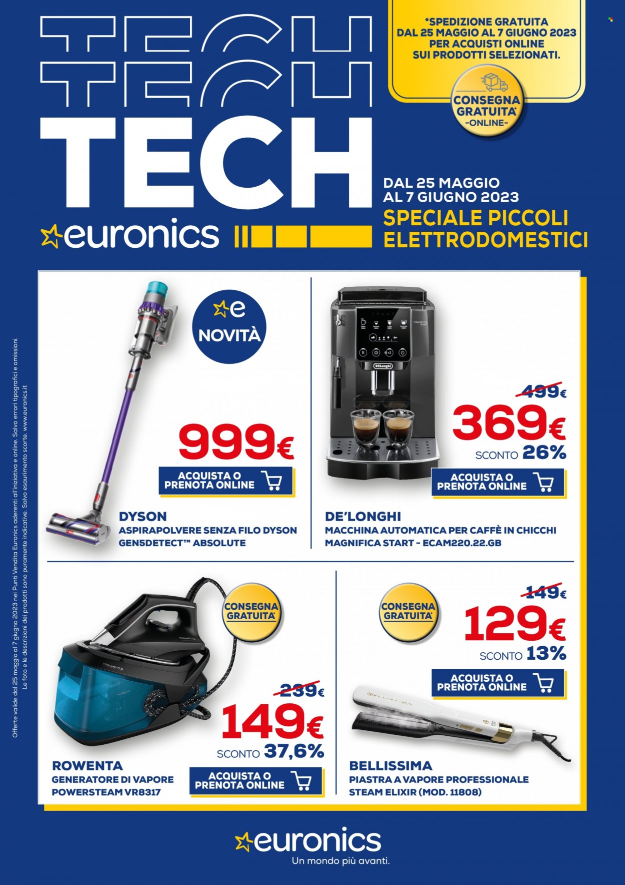 Volantino Euronics - 25/5/2023 - 7/6/2023. Pagina 1