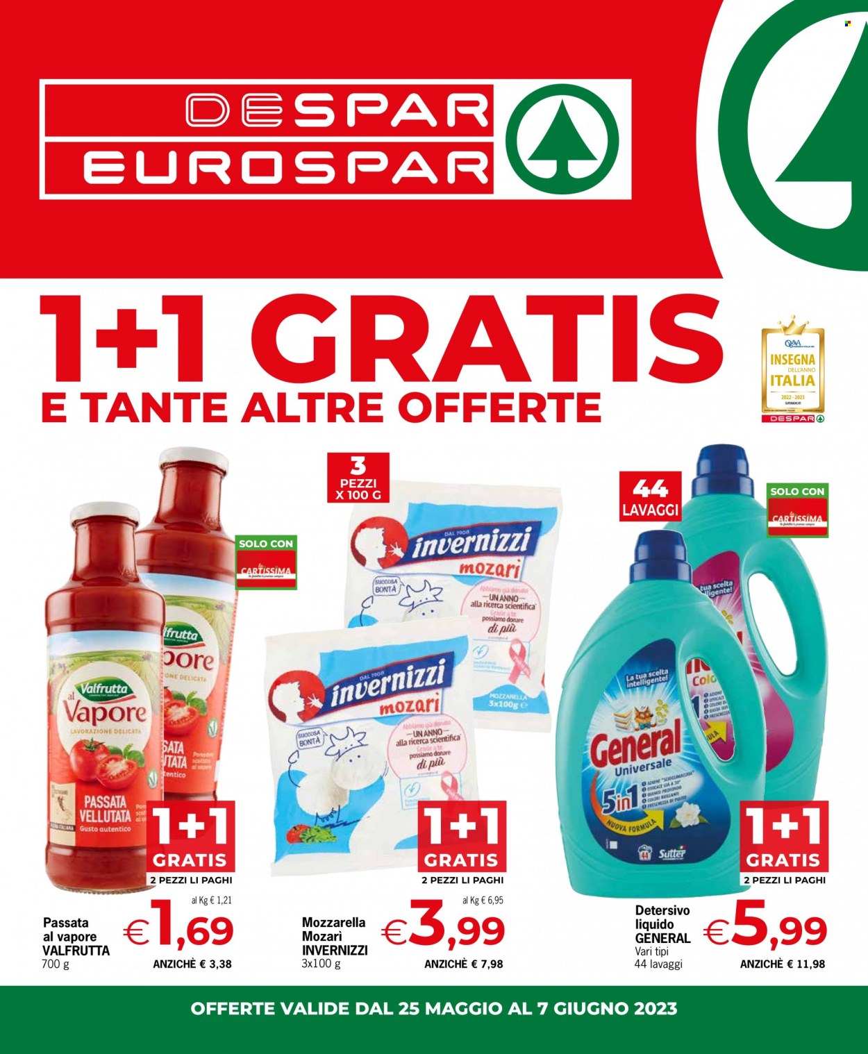Volantino Eurospar - 25/5/2023 - 7/6/2023. Pagina 1