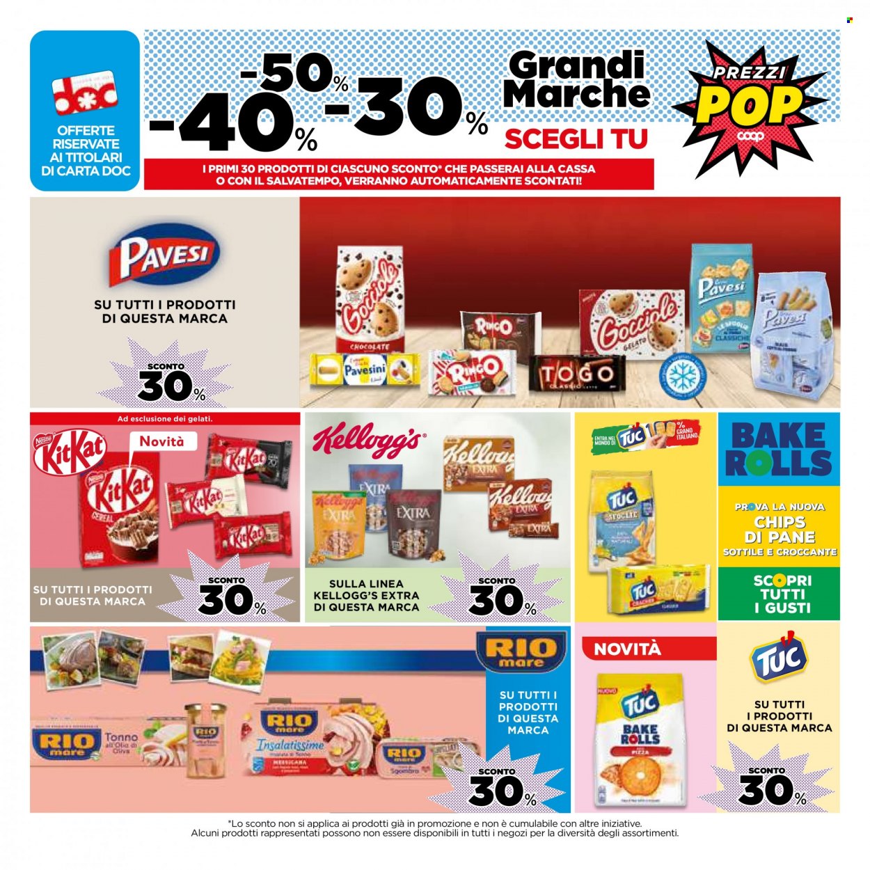 thumbnail - Volantino doc supermercati - 25/5/2023 - 7/6/2023 - Prodotti in offerta - gelato, cereali, Kellogg's. Pagina 5.