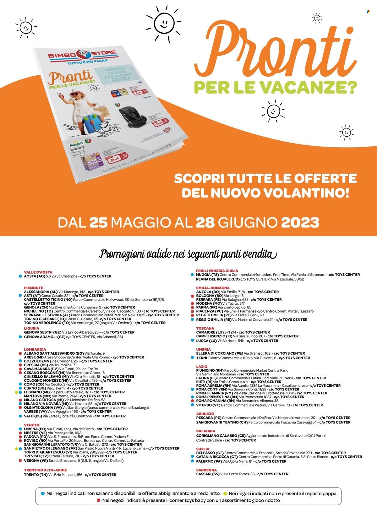 thumbnail - Volantino Bimbo Store - 25/5/2023 - 26/7/2023 - Prodotti in offerta - formaggio, Pampers, letto, gioco, Inglesina. Pagina 6.