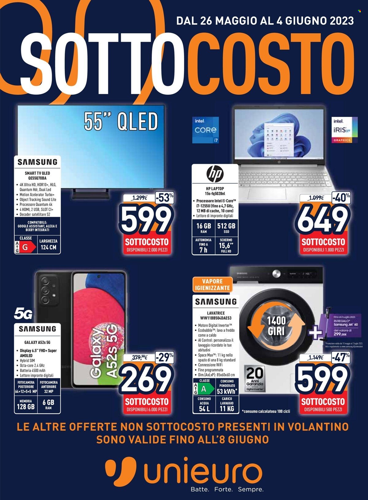 Volantino Unieuro - 26/5/2023 - 4/6/2023. Pagina 1