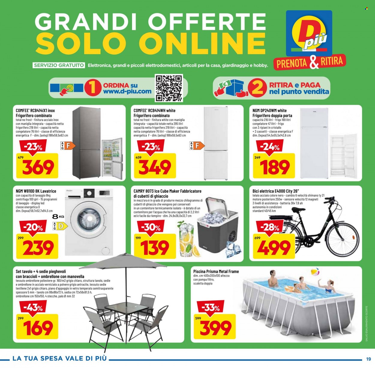 Volantino Dpiù - 29/5/2023 - 11/6/2023. Pagina 19