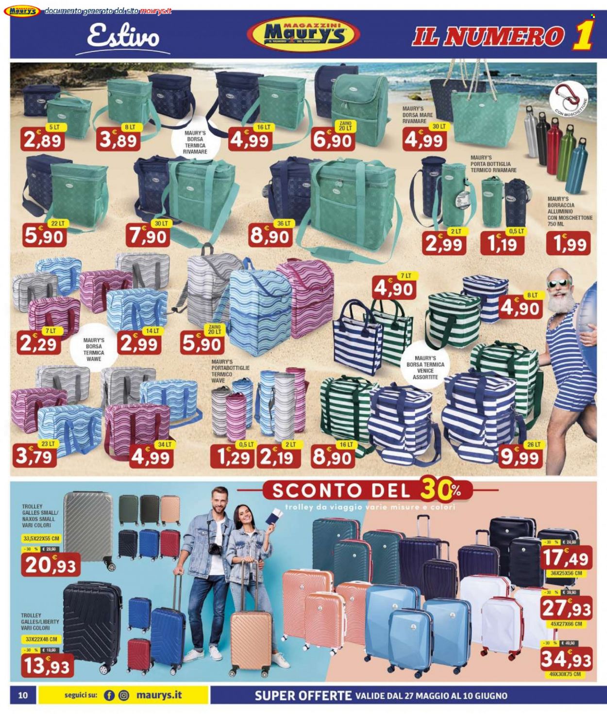 Volantino Maury's - 27/5/2023 - 10/6/2023. Pagina 10