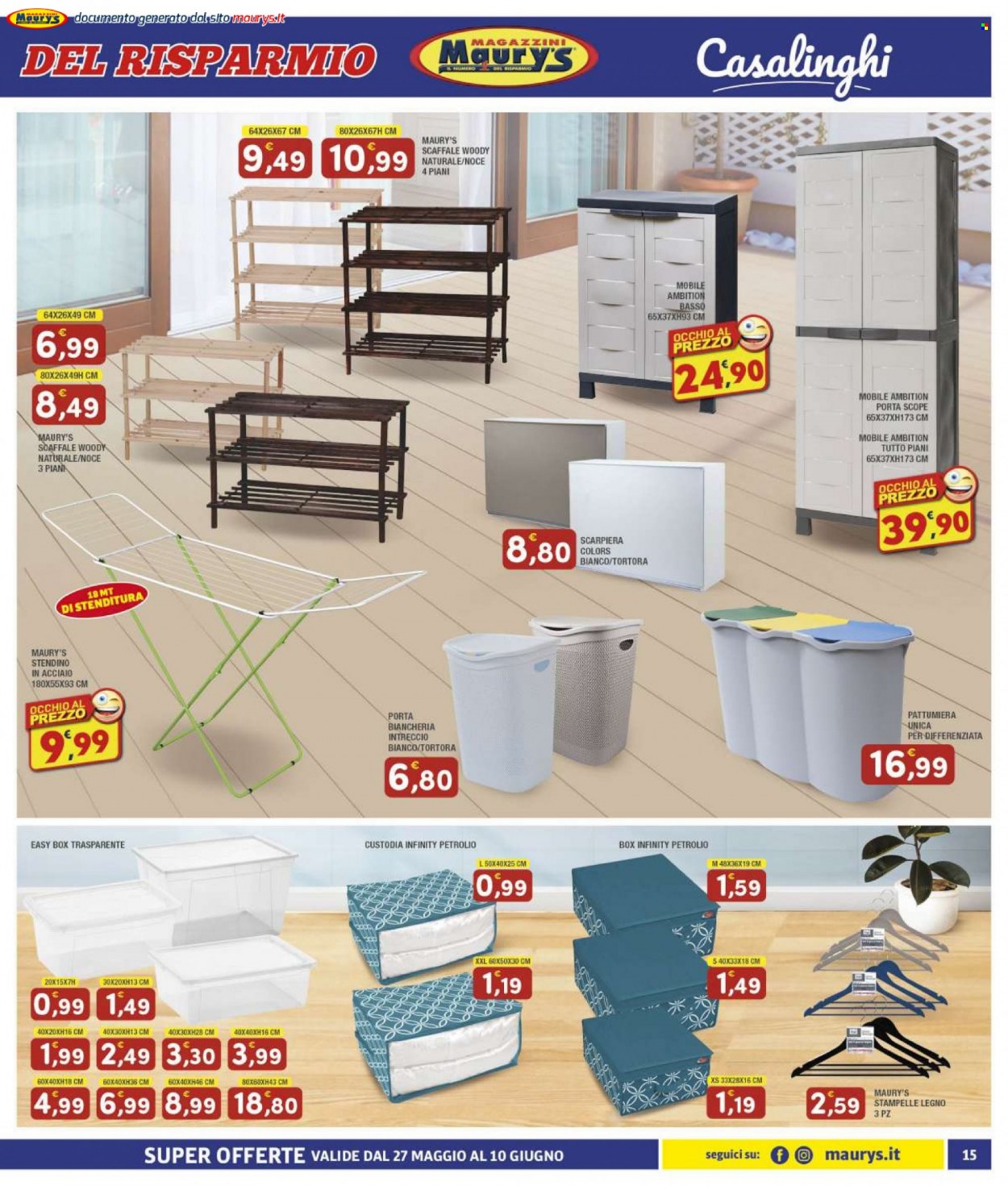 Volantino Maury's - 27/5/2023 - 10/6/2023. Pagina 15