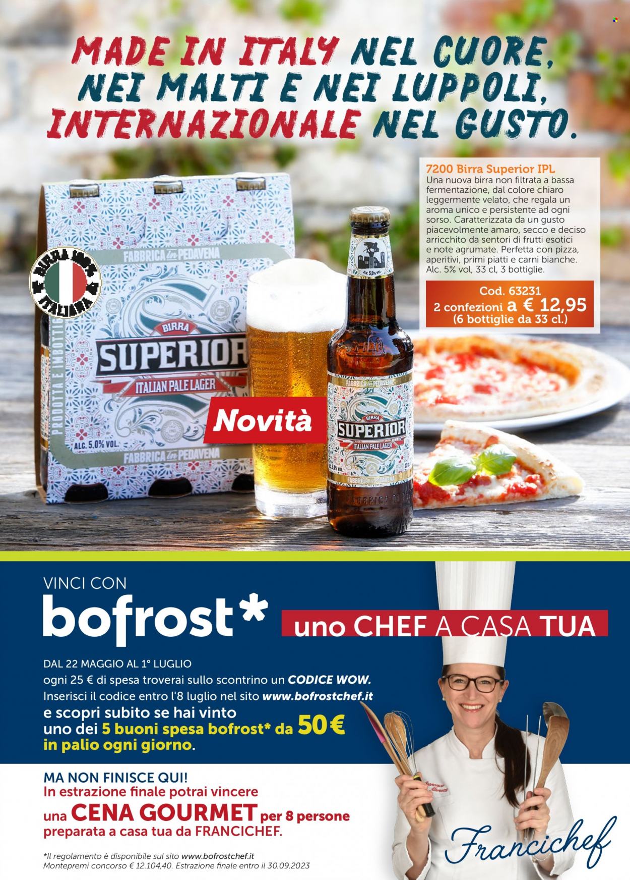 thumbnail - Volantino Bofrost - 5/6/2023 - 17/6/2023 - Prodotti in offerta - pizza. Pagina 5.