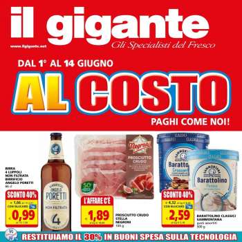 Volantino Il Gigante - 1/6/2023 - 14/6/2023.