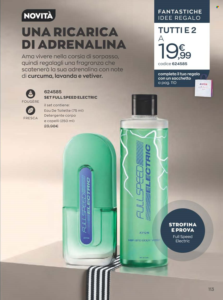 thumbnail - Volantino Avon - 1/6/2023 - 30/6/2023 - Prodotti in offerta - detergente, detergente corpo, Eau de Toilette. Pagina 112.