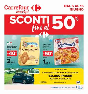 Volantino Carrefour - 5/6/2023 - 15/6/2023.