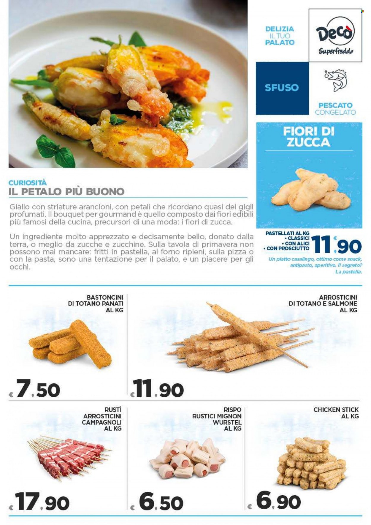 thumbnail - Volantino Deco - 3/6/2023 - 22/6/2023 - Prodotti in offerta - arrosticini, totani, bastoncini, pizza, acciughe, gigli, aperitivo. Pagina 3.